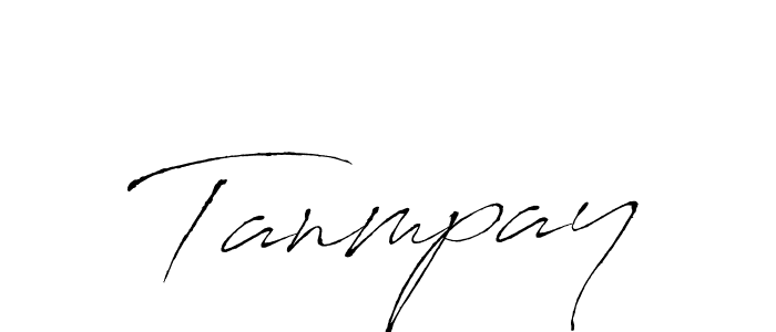 Make a beautiful signature design for name Tanmpay. With this signature (Antro_Vectra) style, you can create a handwritten signature for free. Tanmpay signature style 6 images and pictures png