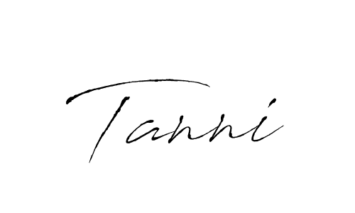 Tanni stylish signature style. Best Handwritten Sign (Antro_Vectra) for my name. Handwritten Signature Collection Ideas for my name Tanni. Tanni signature style 6 images and pictures png