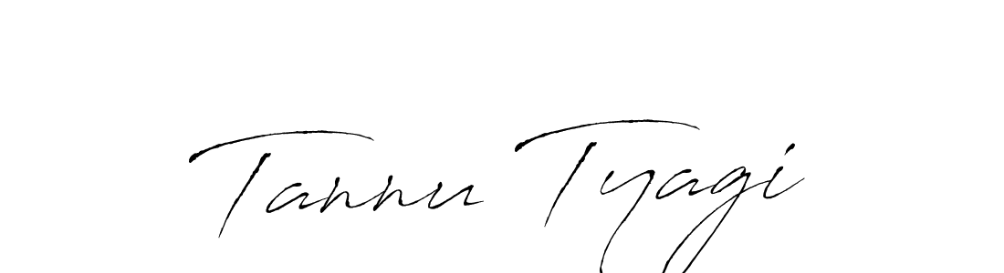 Make a beautiful signature design for name Tannu Tyagi. With this signature (Antro_Vectra) style, you can create a handwritten signature for free. Tannu Tyagi signature style 6 images and pictures png