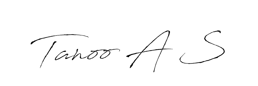 Also we have Tanoo A S name is the best signature style. Create professional handwritten signature collection using Antro_Vectra autograph style. Tanoo A S signature style 6 images and pictures png