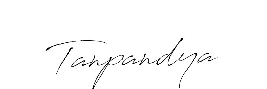 Tanpandya stylish signature style. Best Handwritten Sign (Antro_Vectra) for my name. Handwritten Signature Collection Ideas for my name Tanpandya. Tanpandya signature style 6 images and pictures png