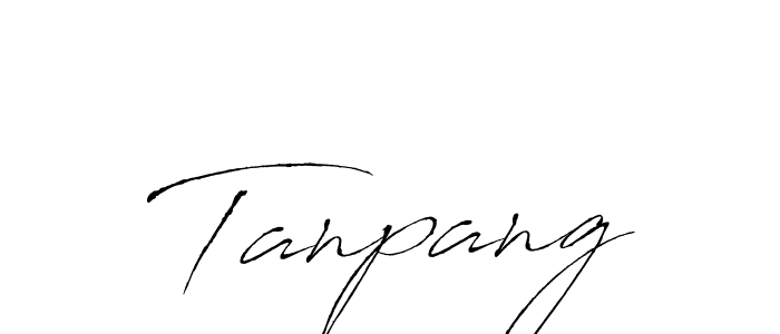 Tanpang stylish signature style. Best Handwritten Sign (Antro_Vectra) for my name. Handwritten Signature Collection Ideas for my name Tanpang. Tanpang signature style 6 images and pictures png