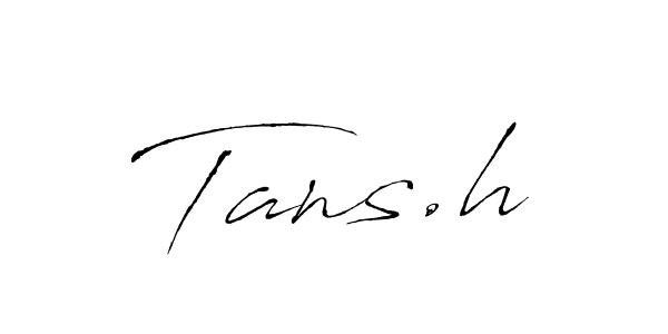 How to Draw Tans.h signature style? Antro_Vectra is a latest design signature styles for name Tans.h. Tans.h signature style 6 images and pictures png