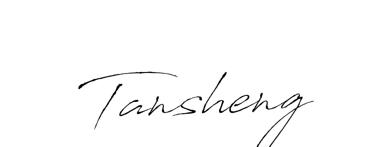 Create a beautiful signature design for name Tansheng. With this signature (Antro_Vectra) fonts, you can make a handwritten signature for free. Tansheng signature style 6 images and pictures png