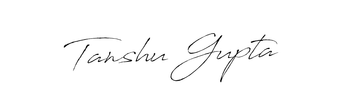 Also we have Tanshu Gupta name is the best signature style. Create professional handwritten signature collection using Antro_Vectra autograph style. Tanshu Gupta signature style 6 images and pictures png