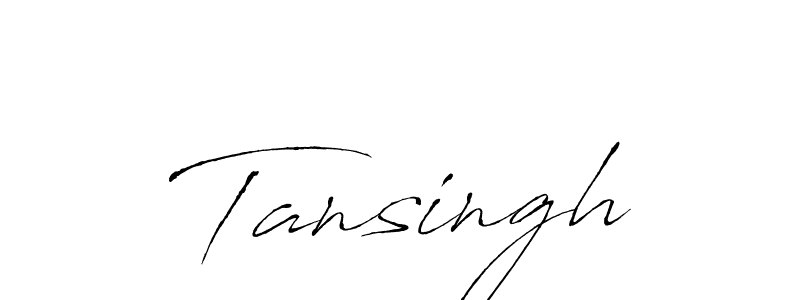 Tansingh stylish signature style. Best Handwritten Sign (Antro_Vectra) for my name. Handwritten Signature Collection Ideas for my name Tansingh. Tansingh signature style 6 images and pictures png