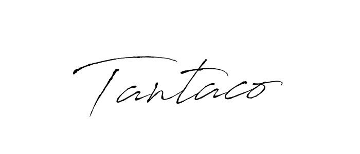 Once you've used our free online signature maker to create your best signature Antro_Vectra style, it's time to enjoy all of the benefits that Tantaco name signing documents. Tantaco signature style 6 images and pictures png