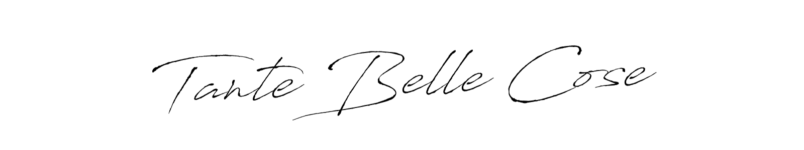 You can use this online signature creator to create a handwritten signature for the name Tante Belle Cose. This is the best online autograph maker. Tante Belle Cose signature style 6 images and pictures png