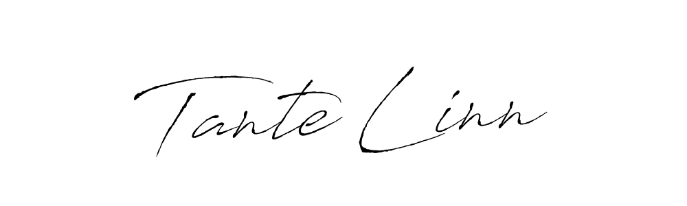 Create a beautiful signature design for name Tante Linn. With this signature (Antro_Vectra) fonts, you can make a handwritten signature for free. Tante Linn signature style 6 images and pictures png