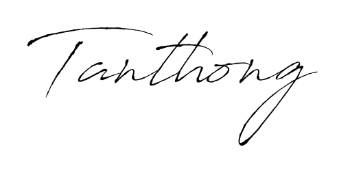 Turn your name Tanthong into a signature brand with Antro_Vectra styling. Download in standard PNG or transparent format anytime. Tanthong signature style 6 images and pictures png