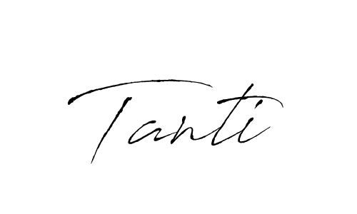 How to make Tanti signature? Antro_Vectra is a professional autograph style. Create handwritten signature for Tanti name. Tanti signature style 6 images and pictures png