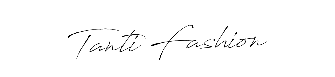 Similarly Antro_Vectra is the best handwritten signature design. Signature creator online .You can use it as an online autograph creator for name Tanti Fashion. Tanti Fashion signature style 6 images and pictures png