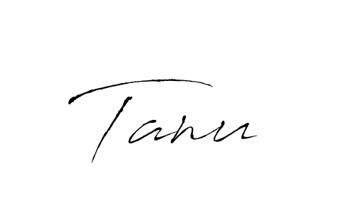 You should practise on your own different ways (Antro_Vectra) to write your name (Tanu ) in signature. don't let someone else do it for you. Tanu  signature style 6 images and pictures png