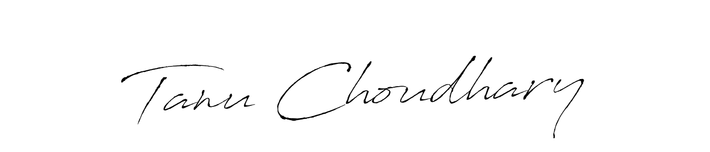 Use a signature maker to create a handwritten signature online. With this signature software, you can design (Antro_Vectra) your own signature for name Tanu Choudhary. Tanu Choudhary signature style 6 images and pictures png