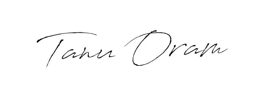 Design your own signature with our free online signature maker. With this signature software, you can create a handwritten (Antro_Vectra) signature for name Tanu Oram. Tanu Oram signature style 6 images and pictures png