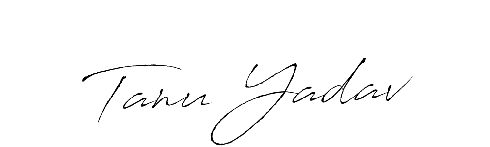 Make a short Tanu Yadav signature style. Manage your documents anywhere anytime using Antro_Vectra. Create and add eSignatures, submit forms, share and send files easily. Tanu Yadav signature style 6 images and pictures png
