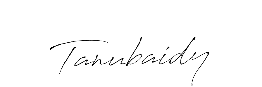 The best way (Antro_Vectra) to make a short signature is to pick only two or three words in your name. The name Tanubaidy include a total of six letters. For converting this name. Tanubaidy signature style 6 images and pictures png