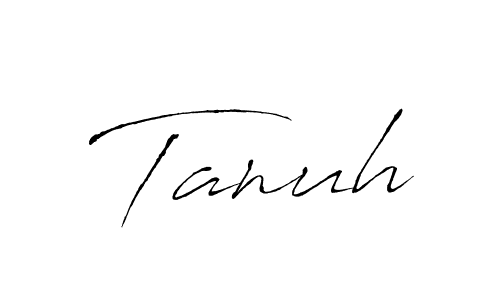 Create a beautiful signature design for name Tanuh. With this signature (Antro_Vectra) fonts, you can make a handwritten signature for free. Tanuh signature style 6 images and pictures png