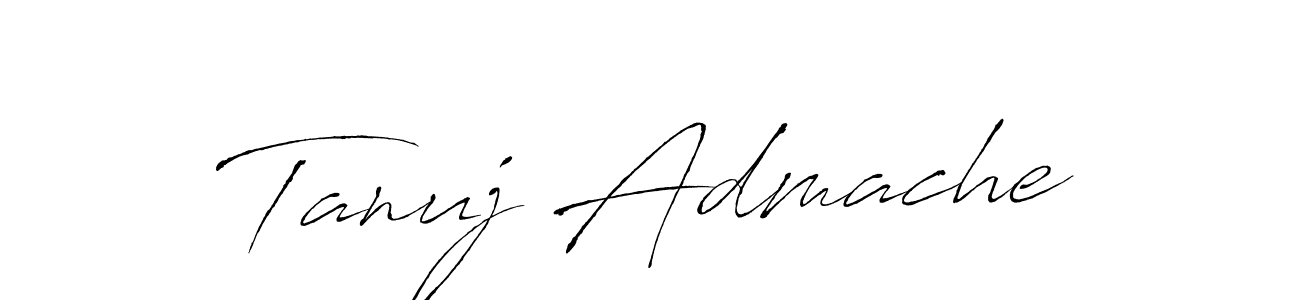 You can use this online signature creator to create a handwritten signature for the name Tanuj Admache. This is the best online autograph maker. Tanuj Admache signature style 6 images and pictures png