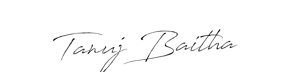 How to Draw Tanuj Baitha signature style? Antro_Vectra is a latest design signature styles for name Tanuj Baitha. Tanuj Baitha signature style 6 images and pictures png