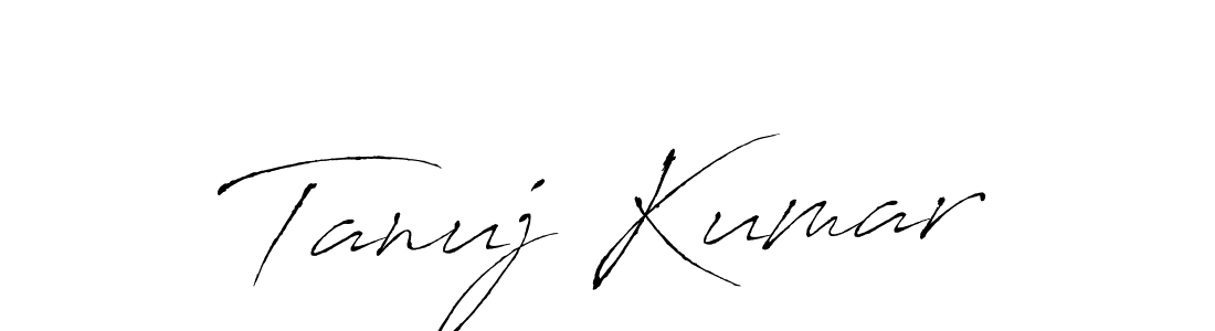 The best way (Antro_Vectra) to make a short signature is to pick only two or three words in your name. The name Tanuj Kumar include a total of six letters. For converting this name. Tanuj Kumar signature style 6 images and pictures png