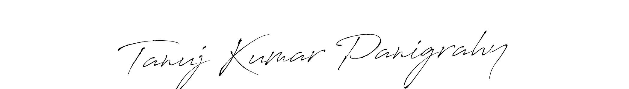 This is the best signature style for the Tanuj Kumar Panigrahy name. Also you like these signature font (Antro_Vectra). Mix name signature. Tanuj Kumar Panigrahy signature style 6 images and pictures png