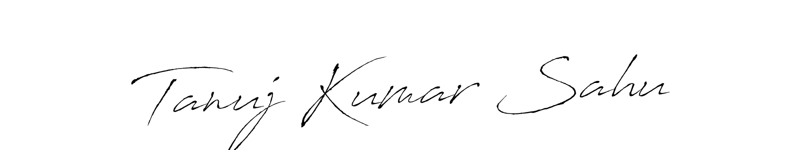 Use a signature maker to create a handwritten signature online. With this signature software, you can design (Antro_Vectra) your own signature for name Tanuj Kumar Sahu. Tanuj Kumar Sahu signature style 6 images and pictures png