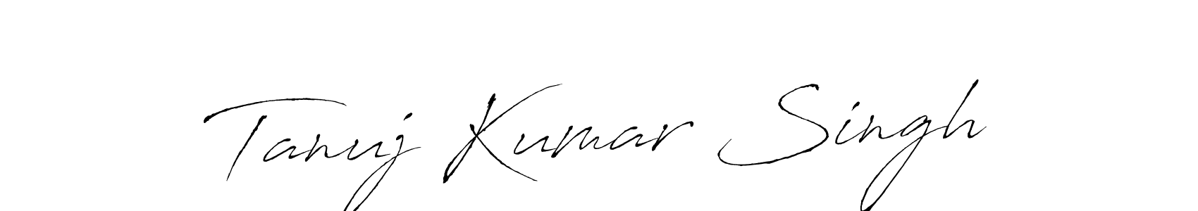 Tanuj Kumar Singh stylish signature style. Best Handwritten Sign (Antro_Vectra) for my name. Handwritten Signature Collection Ideas for my name Tanuj Kumar Singh. Tanuj Kumar Singh signature style 6 images and pictures png