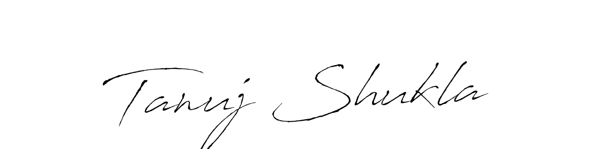 This is the best signature style for the Tanuj Shukla name. Also you like these signature font (Antro_Vectra). Mix name signature. Tanuj Shukla signature style 6 images and pictures png