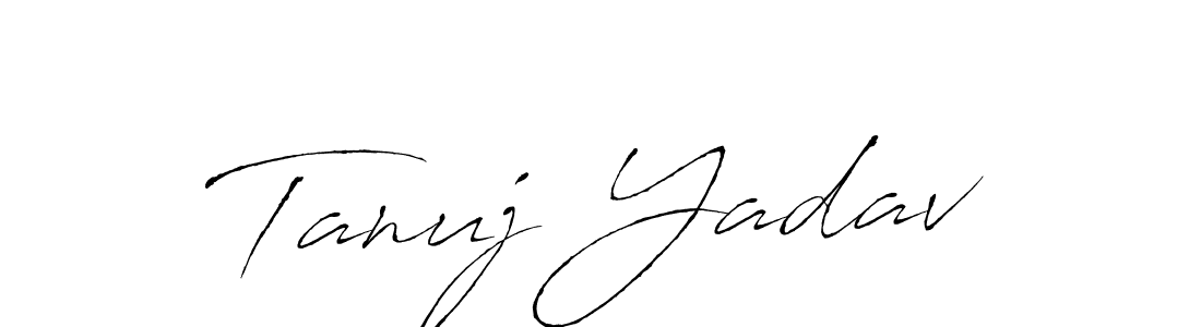 Also we have Tanuj Yadav name is the best signature style. Create professional handwritten signature collection using Antro_Vectra autograph style. Tanuj Yadav signature style 6 images and pictures png