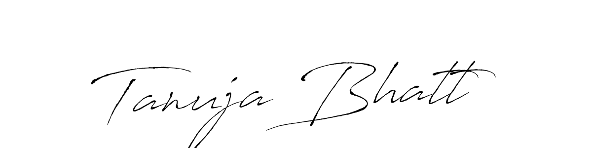 Make a beautiful signature design for name Tanuja Bhatt. Use this online signature maker to create a handwritten signature for free. Tanuja Bhatt signature style 6 images and pictures png