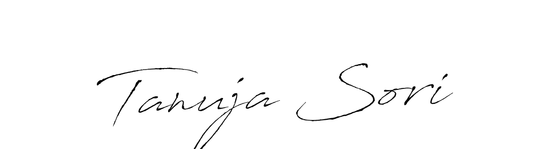 Similarly Antro_Vectra is the best handwritten signature design. Signature creator online .You can use it as an online autograph creator for name Tanuja Sori. Tanuja Sori signature style 6 images and pictures png