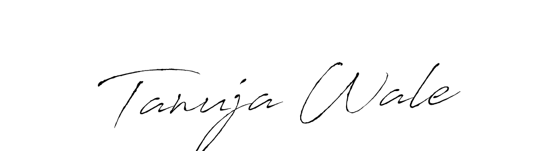 Here are the top 10 professional signature styles for the name Tanuja Wale. These are the best autograph styles you can use for your name. Tanuja Wale signature style 6 images and pictures png