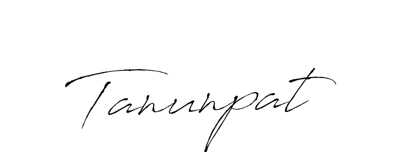 Create a beautiful signature design for name Tanunpat. With this signature (Antro_Vectra) fonts, you can make a handwritten signature for free. Tanunpat signature style 6 images and pictures png