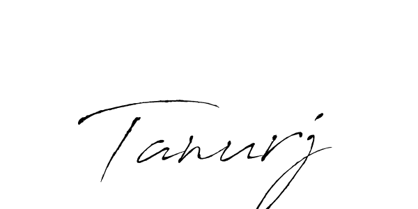 Create a beautiful signature design for name Tanurj. With this signature (Antro_Vectra) fonts, you can make a handwritten signature for free. Tanurj signature style 6 images and pictures png