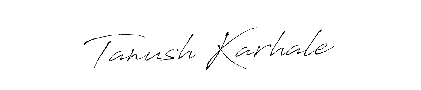 See photos of Tanush Karhale official signature by Spectra . Check more albums & portfolios. Read reviews & check more about Antro_Vectra font. Tanush Karhale signature style 6 images and pictures png