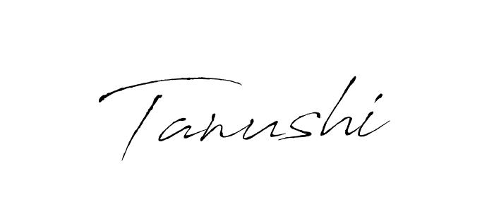 It looks lik you need a new signature style for name Tanushi. Design unique handwritten (Antro_Vectra) signature with our free signature maker in just a few clicks. Tanushi signature style 6 images and pictures png