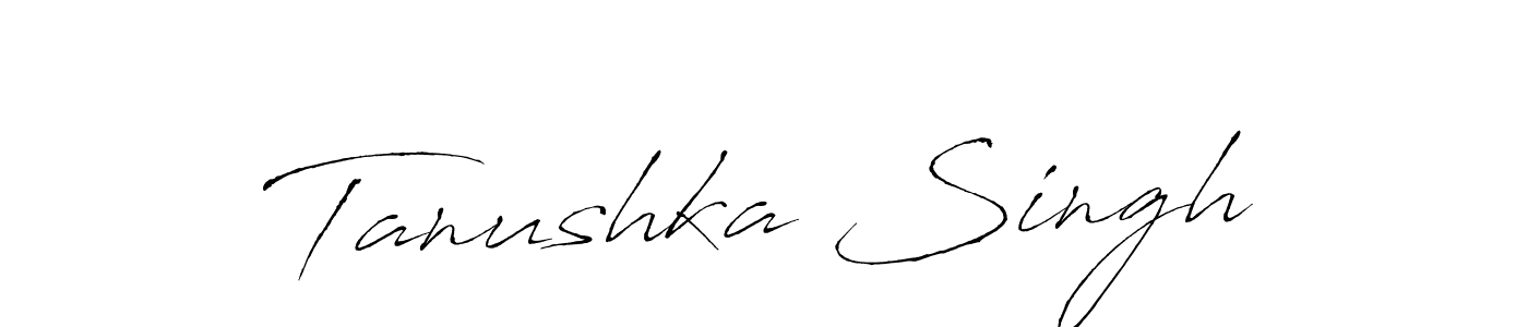 if you are searching for the best signature style for your name Tanushka Singh. so please give up your signature search. here we have designed multiple signature styles  using Antro_Vectra. Tanushka Singh signature style 6 images and pictures png