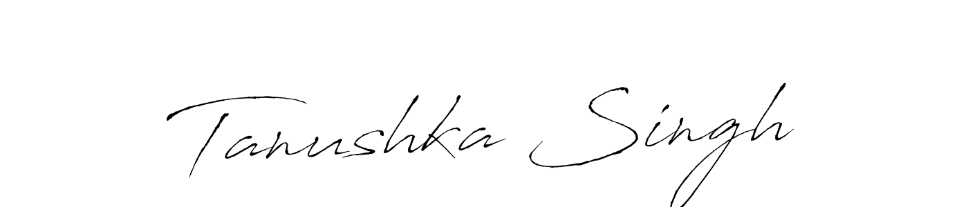 Make a beautiful signature design for name Tanushka Singh. Use this online signature maker to create a handwritten signature for free. Tanushka Singh signature style 6 images and pictures png