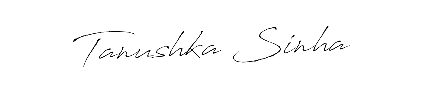 This is the best signature style for the Tanushka Sinha name. Also you like these signature font (Antro_Vectra). Mix name signature. Tanushka Sinha signature style 6 images and pictures png