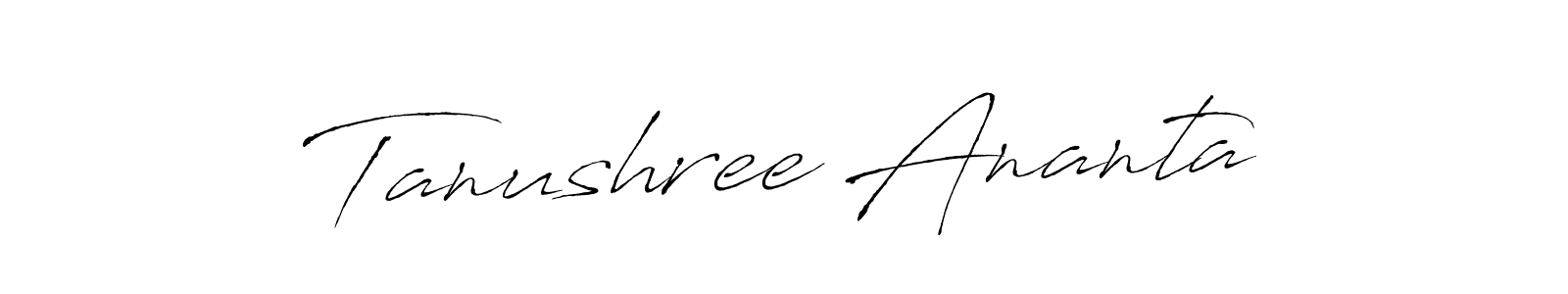 Use a signature maker to create a handwritten signature online. With this signature software, you can design (Antro_Vectra) your own signature for name Tanushree Ananta. Tanushree Ananta signature style 6 images and pictures png