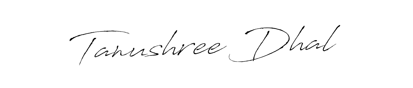 Create a beautiful signature design for name Tanushree Dhal. With this signature (Antro_Vectra) fonts, you can make a handwritten signature for free. Tanushree Dhal signature style 6 images and pictures png