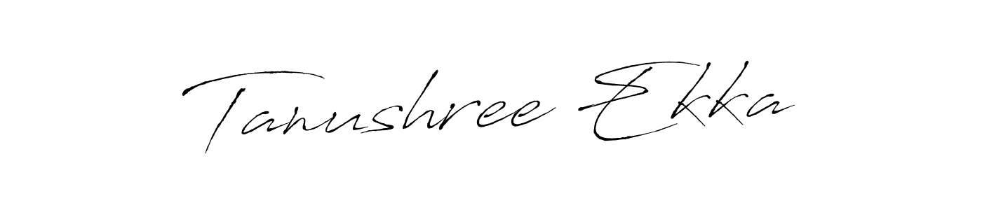 Design your own signature with our free online signature maker. With this signature software, you can create a handwritten (Antro_Vectra) signature for name Tanushree Ekka. Tanushree Ekka signature style 6 images and pictures png