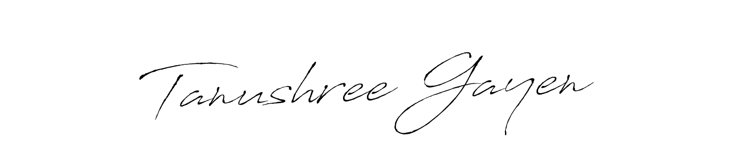 Also You can easily find your signature by using the search form. We will create Tanushree Gayen name handwritten signature images for you free of cost using Antro_Vectra sign style. Tanushree Gayen signature style 6 images and pictures png