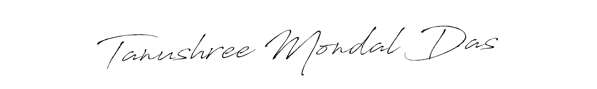 Use a signature maker to create a handwritten signature online. With this signature software, you can design (Antro_Vectra) your own signature for name Tanushree Mondal Das. Tanushree Mondal Das signature style 6 images and pictures png