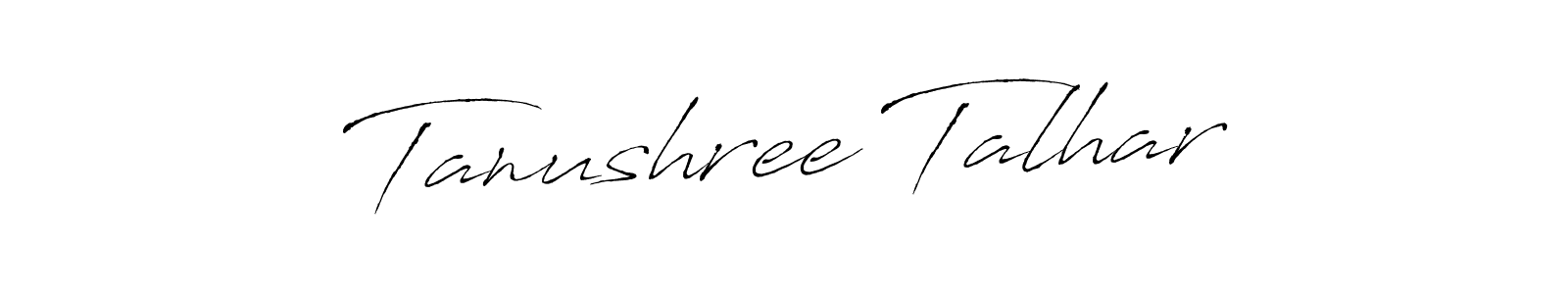 It looks lik you need a new signature style for name Tanushree Talhar. Design unique handwritten (Antro_Vectra) signature with our free signature maker in just a few clicks. Tanushree Talhar signature style 6 images and pictures png