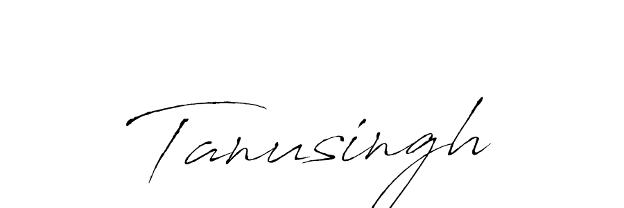 Make a beautiful signature design for name Tanusingh. With this signature (Antro_Vectra) style, you can create a handwritten signature for free. Tanusingh signature style 6 images and pictures png
