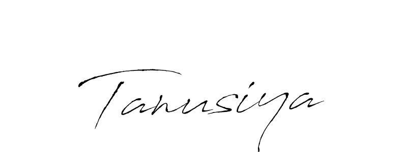 Make a beautiful signature design for name Tanusiya. With this signature (Antro_Vectra) style, you can create a handwritten signature for free. Tanusiya signature style 6 images and pictures png
