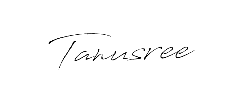 How to make Tanusree signature? Antro_Vectra is a professional autograph style. Create handwritten signature for Tanusree name. Tanusree signature style 6 images and pictures png