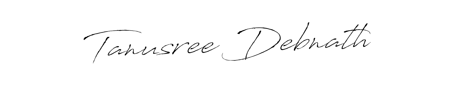 Tanusree Debnath stylish signature style. Best Handwritten Sign (Antro_Vectra) for my name. Handwritten Signature Collection Ideas for my name Tanusree Debnath. Tanusree Debnath signature style 6 images and pictures png